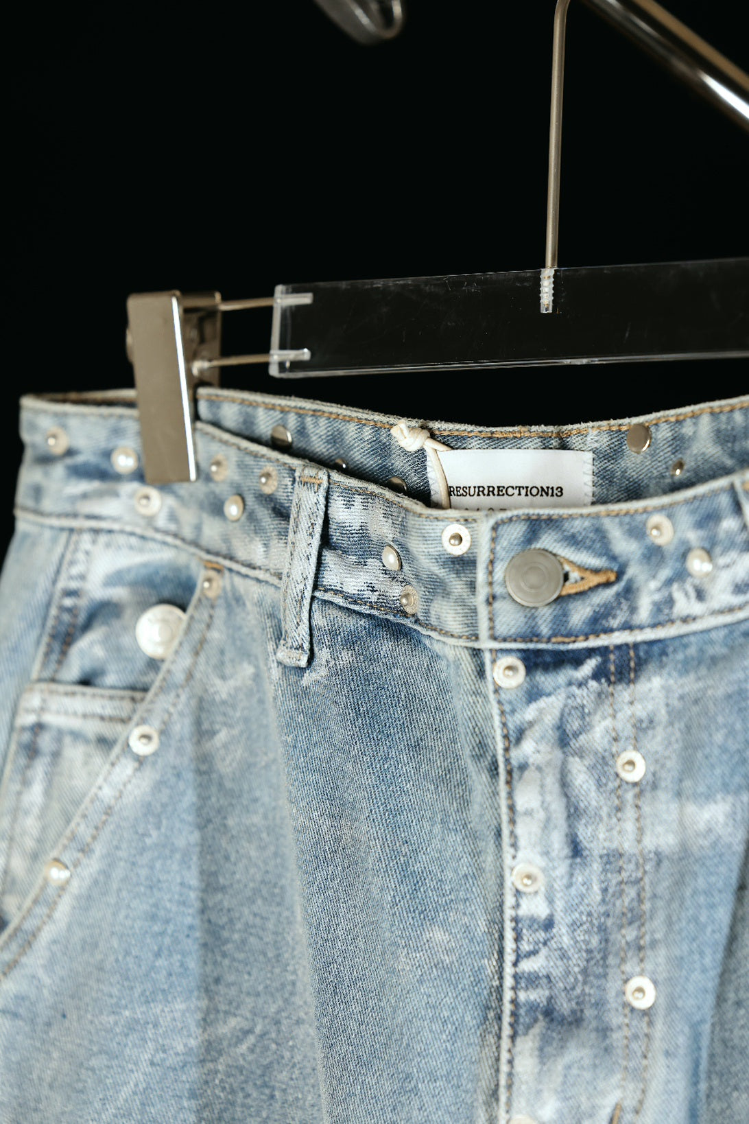 Painted detail double knee pants