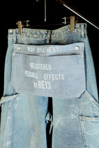 Painted detail double knee pants