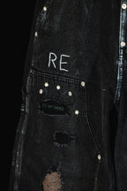 Painted detail double knee pants
