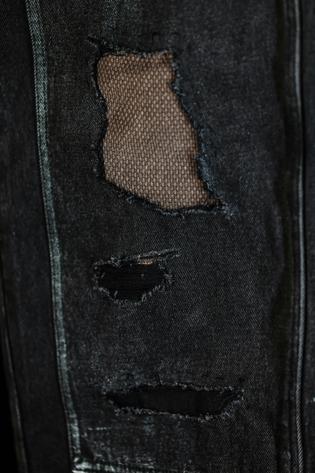 Painted detail double knee pants
