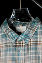 Salvaged plaid shirt