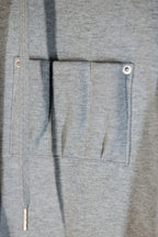 patchwork magazine 2way zipup hoodie