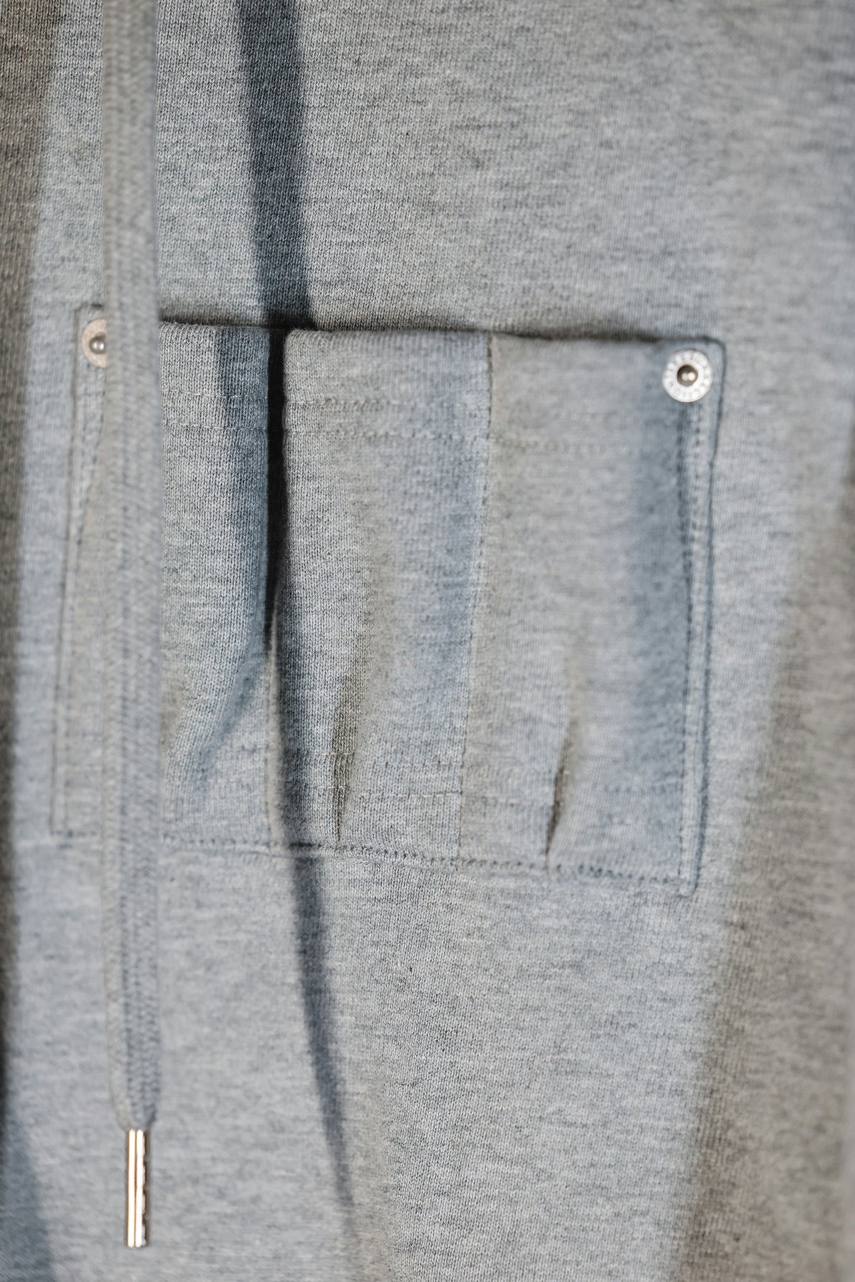 patchwork magazine 2way zipup hoodie