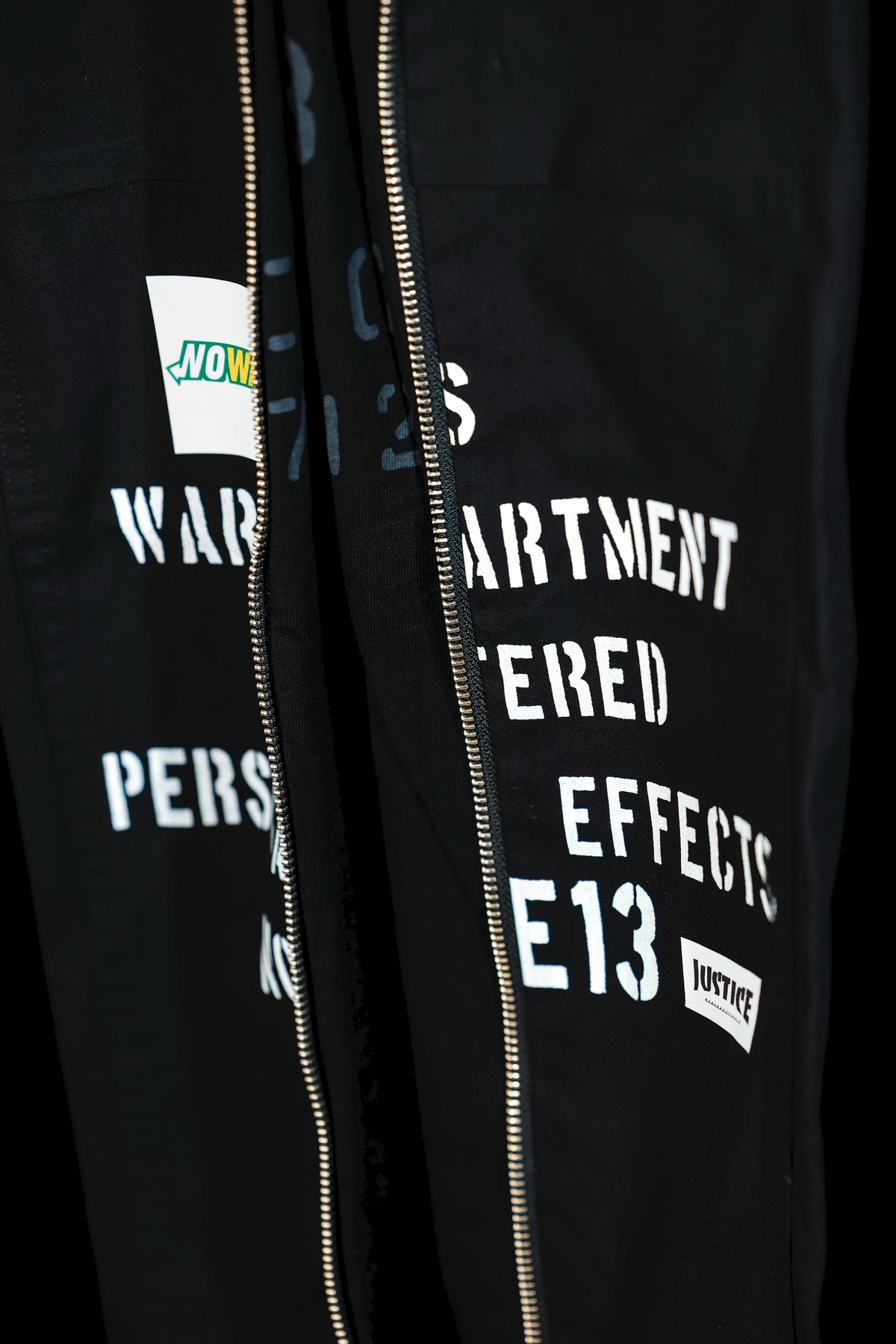 recycle zipper pants