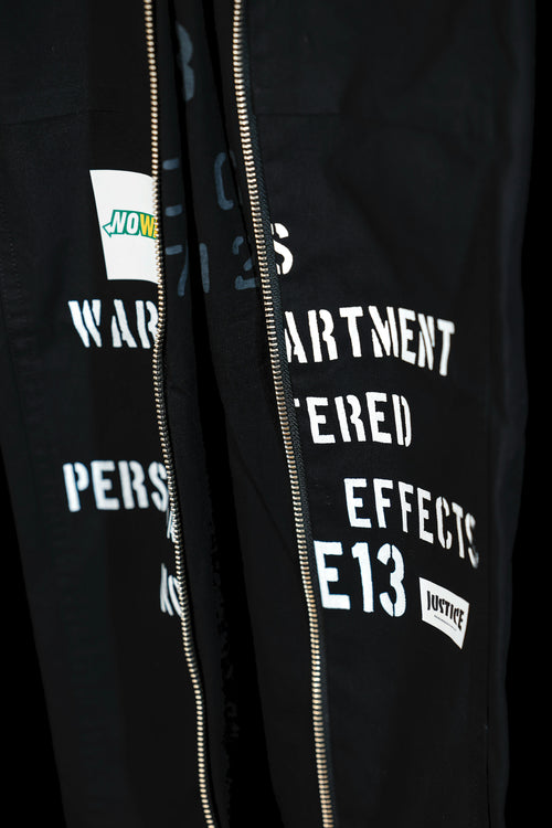 recycle zipper pants