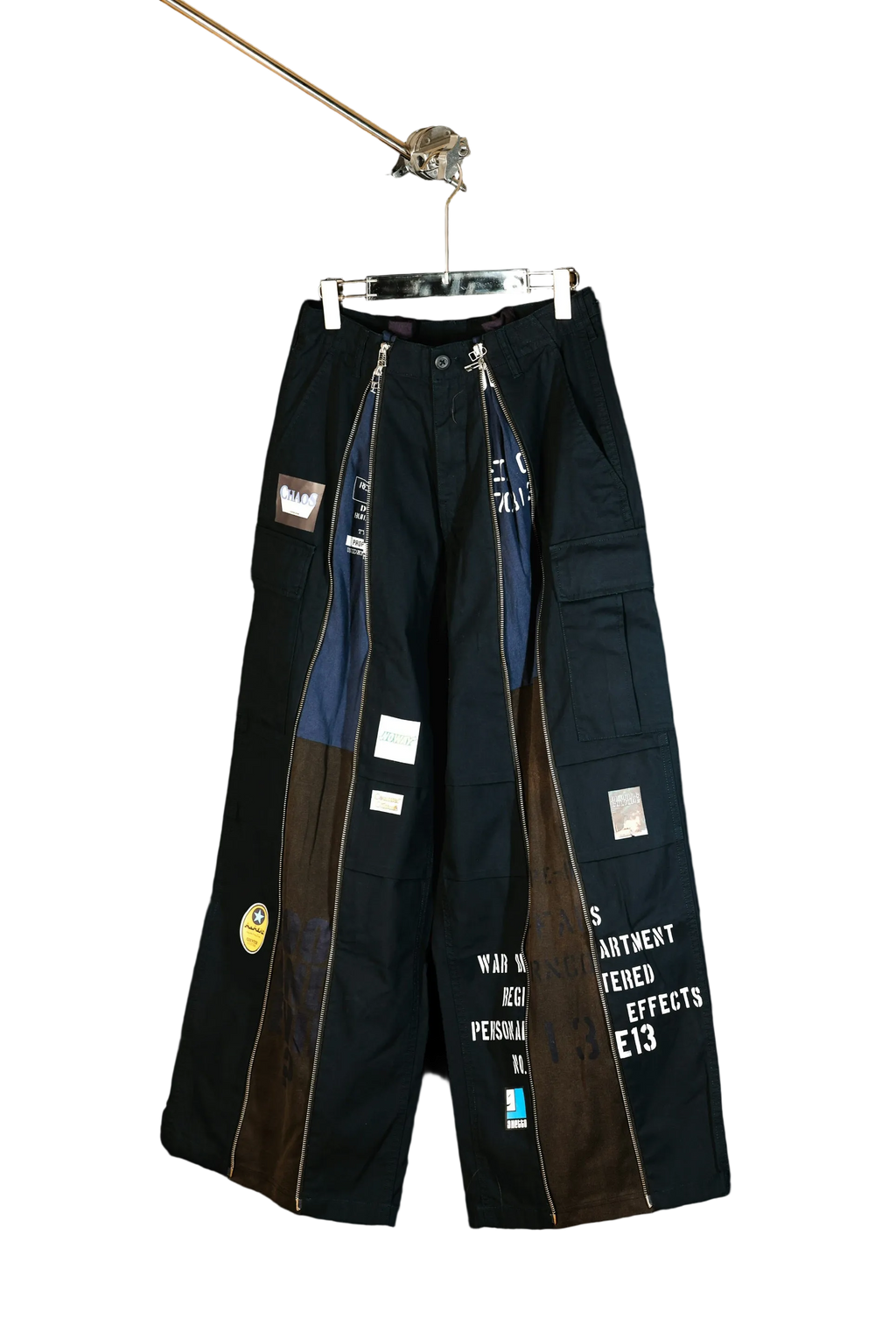 recycle zipper pants