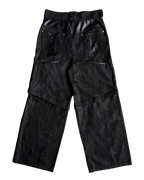 Evolution – Membranous Wing Paneled Wide Denim
