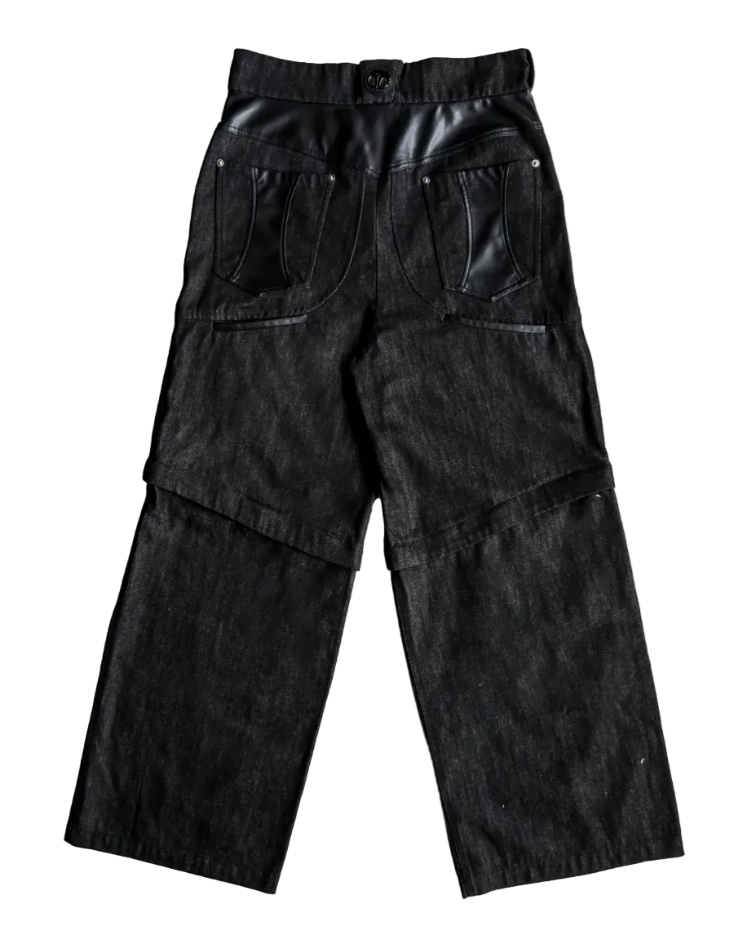 Evolution – Membranous Wing Paneled Wide Denim
