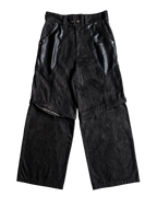 Evolution – Membranous Wing Paneled Wide Denim
