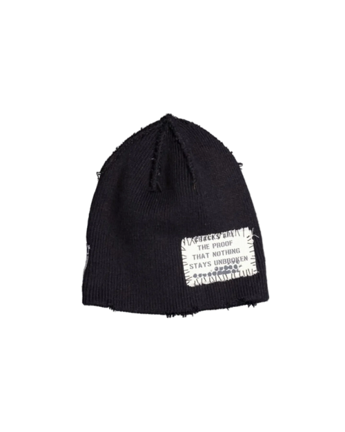 patch work beanie