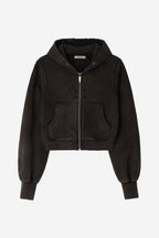 GRUNGE PUNCHED WASHING HOODIE