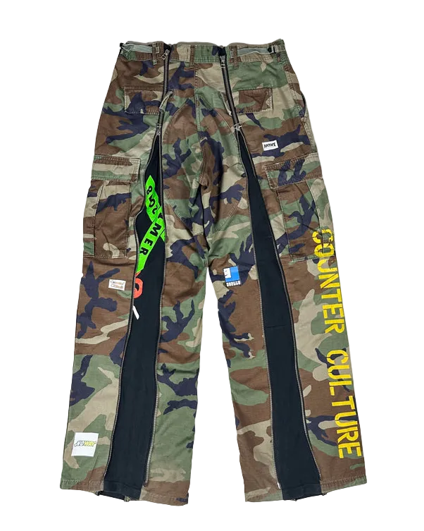 recycle zipper pants