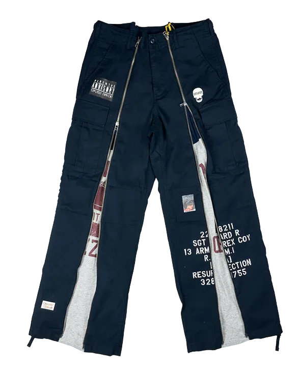 recycle zipper pants