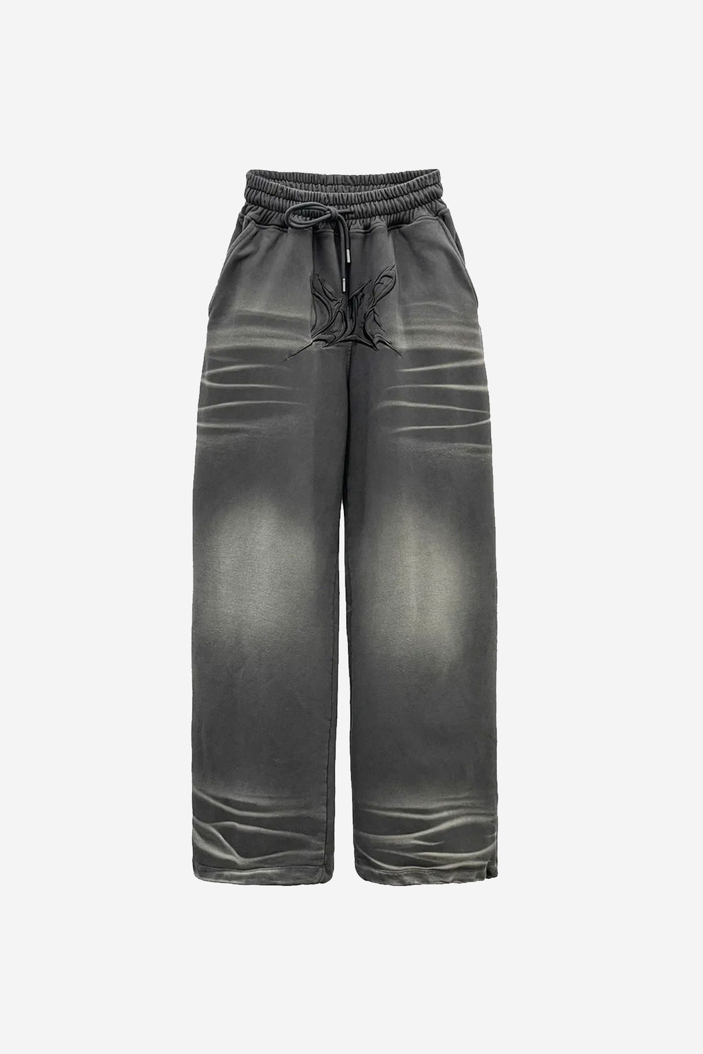 EMBROIDERY WASHED PANTS