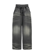 embroidery washed pants