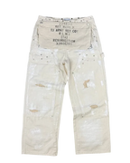 Painted detail double knee pants