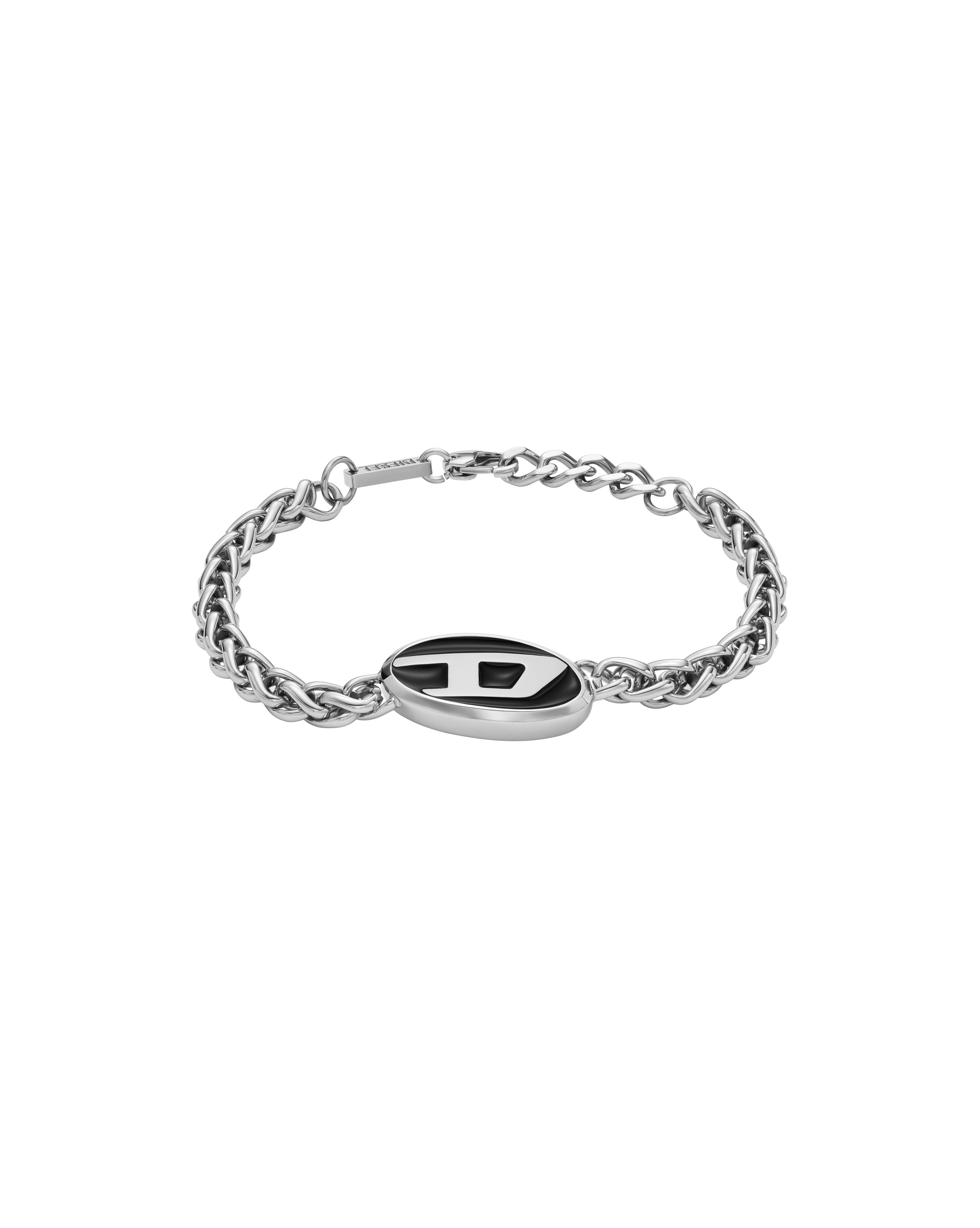 DIESEL logo chain bracelet