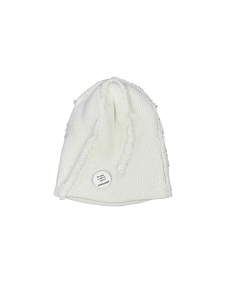 Incision badge beanie