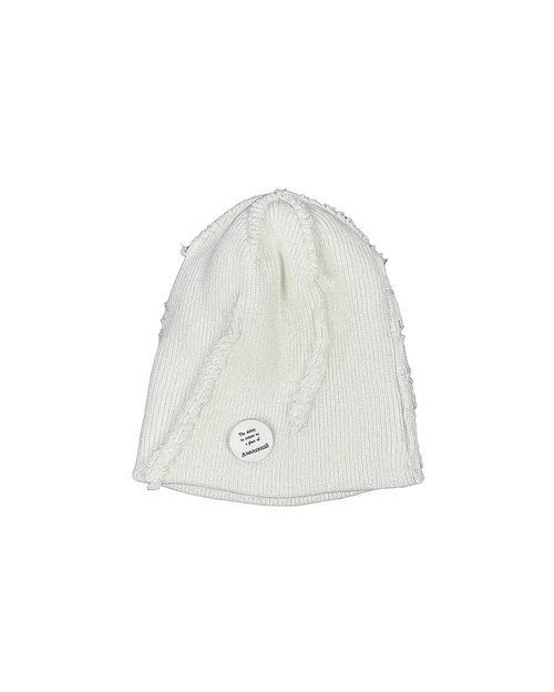 Incision badge beanie