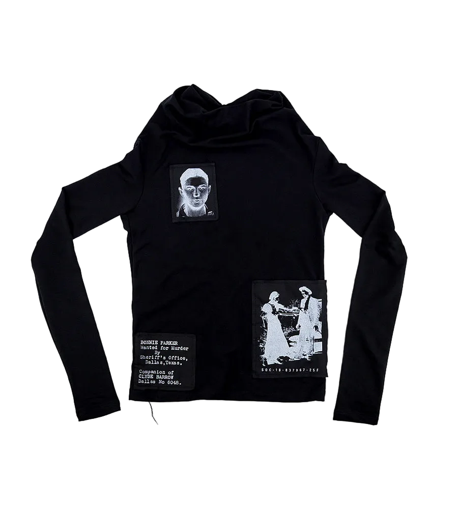 Bonnie & Clyde Roll-Neck T-Shirt