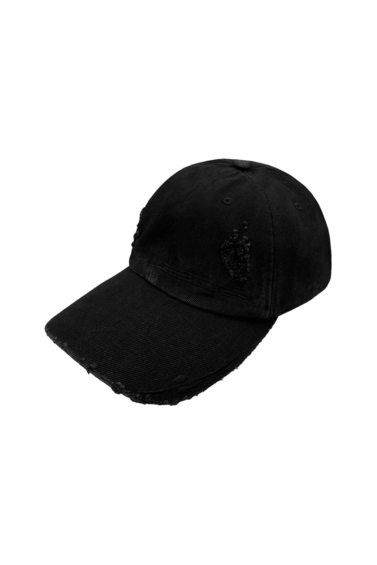 damaged denim cap