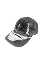 grunge denim cap