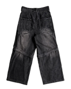 Evolution – Membranous Wing Paneled Wide Denim