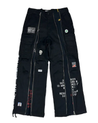 recycle zipper pants