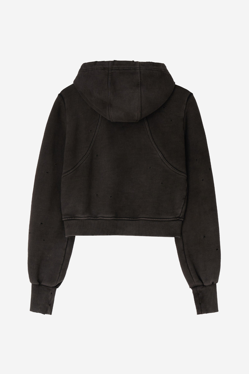 GRUNGE PUNCHED WASHING HOODIE