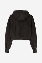 GRUNGE PUNCHED WASHING HOODIE