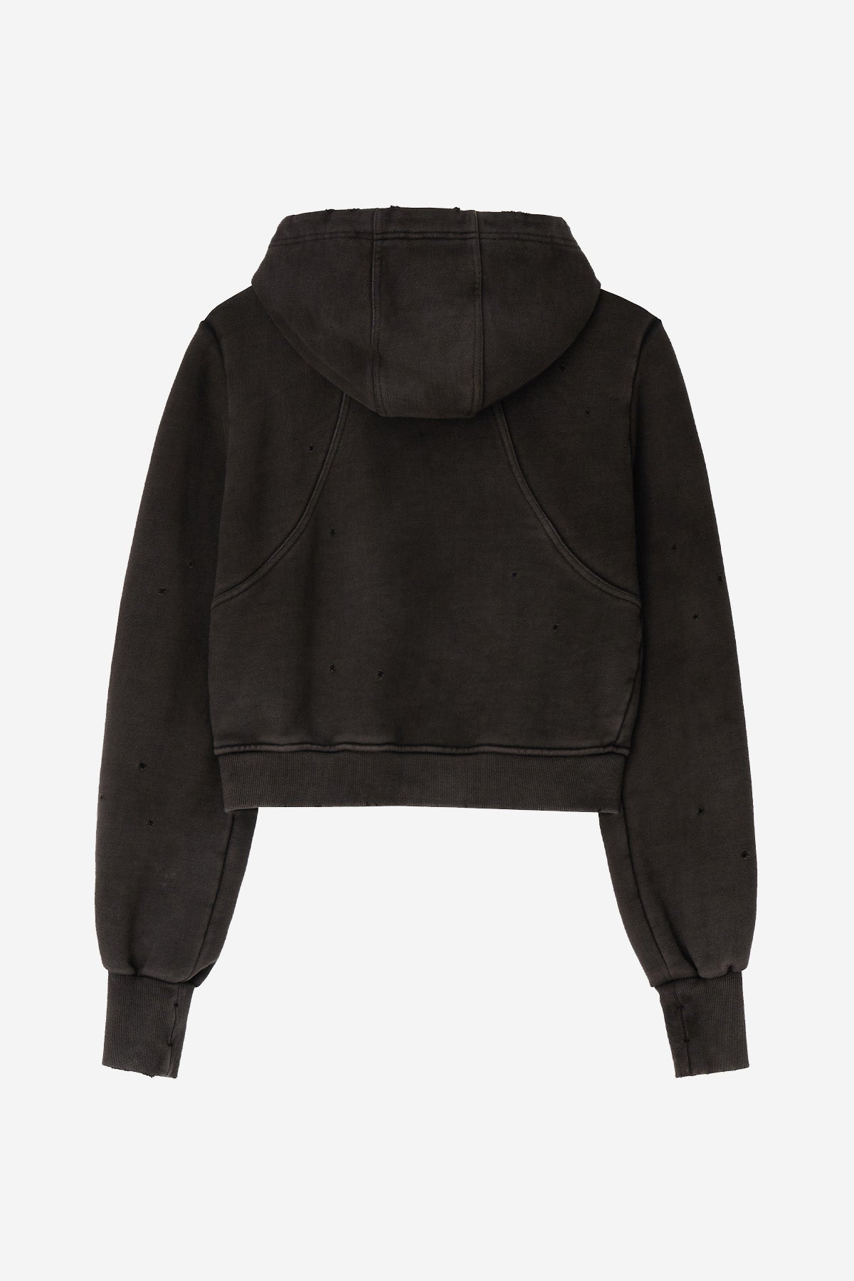 GRUNGE PUNCHED WASHING HOODIE