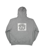 patchwork magazine 2way zipup hoodie