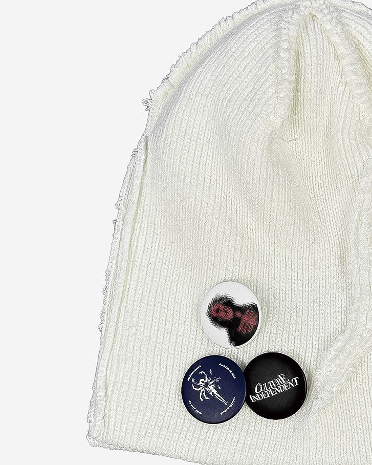 Incision badge beanie