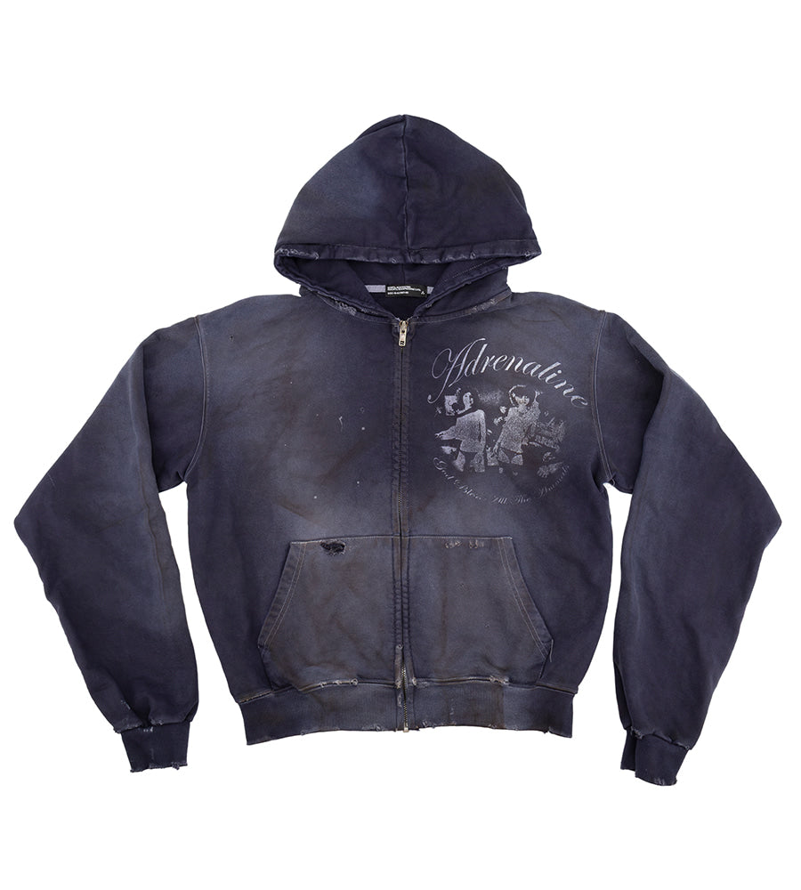 Adrenaline Thrashed Zip Hoodie