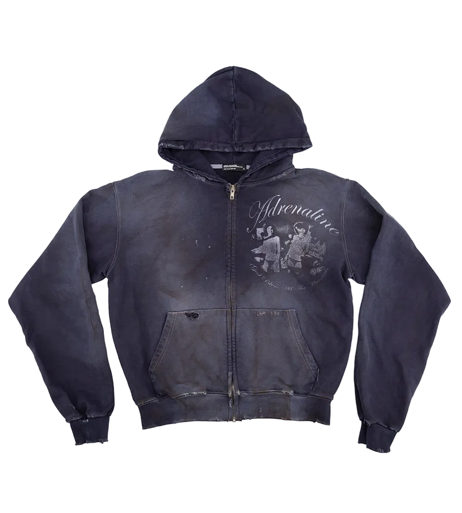 Adrenaline Thrashed Zip Hoodie