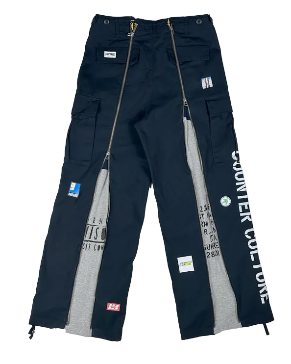 recycle zipper pants