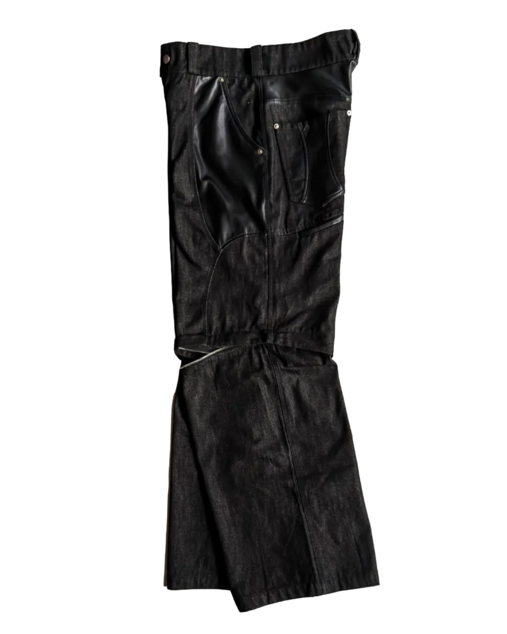 Evolution – Membranous Wing Paneled Wide Denim