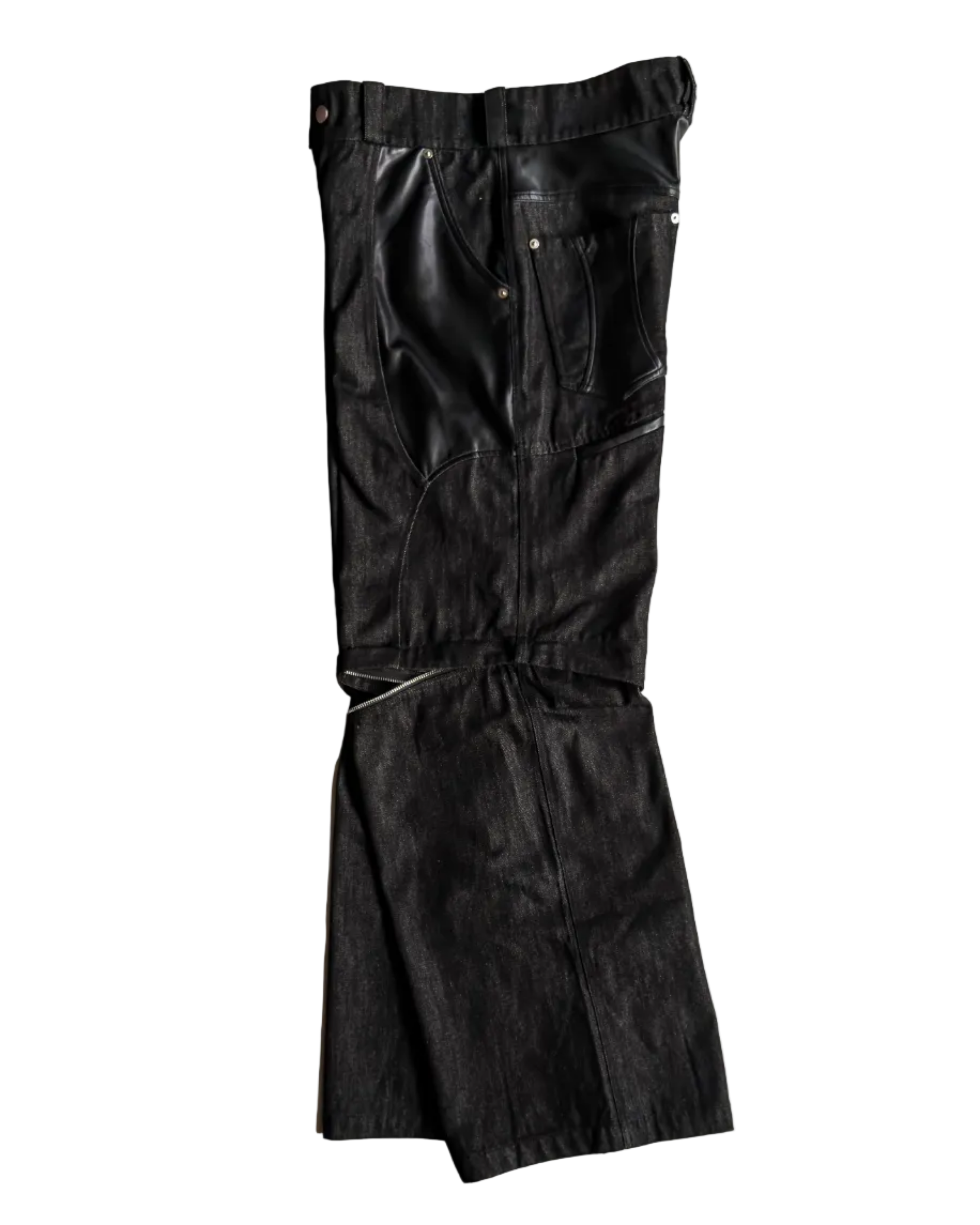 Evolution – Membranous Wing Paneled Wide Denim