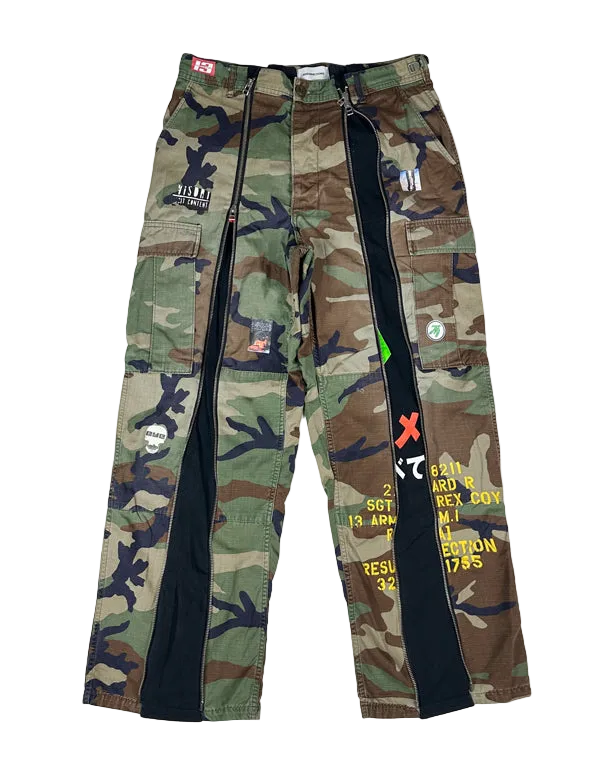 recycle zipper pants
