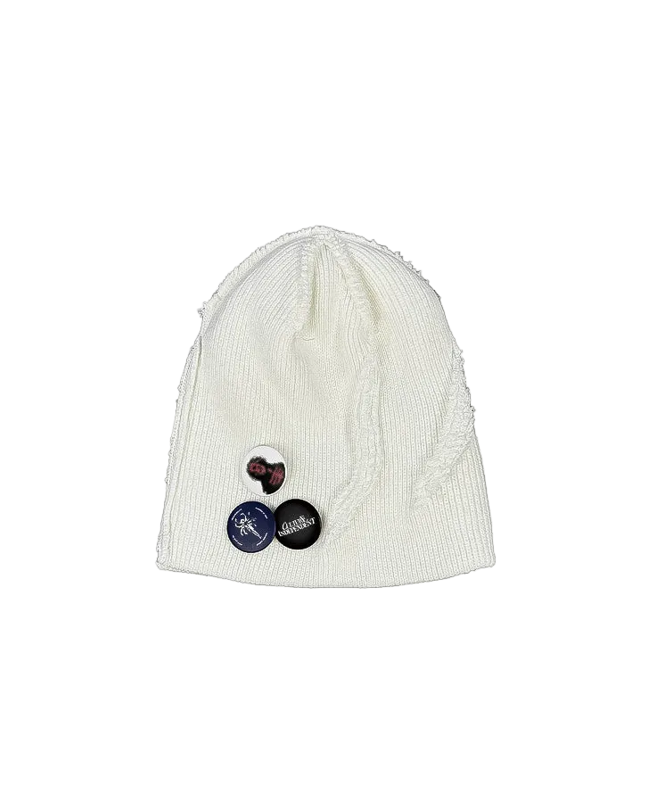 Incision badge beanie