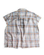 Salvaged plaid shirt