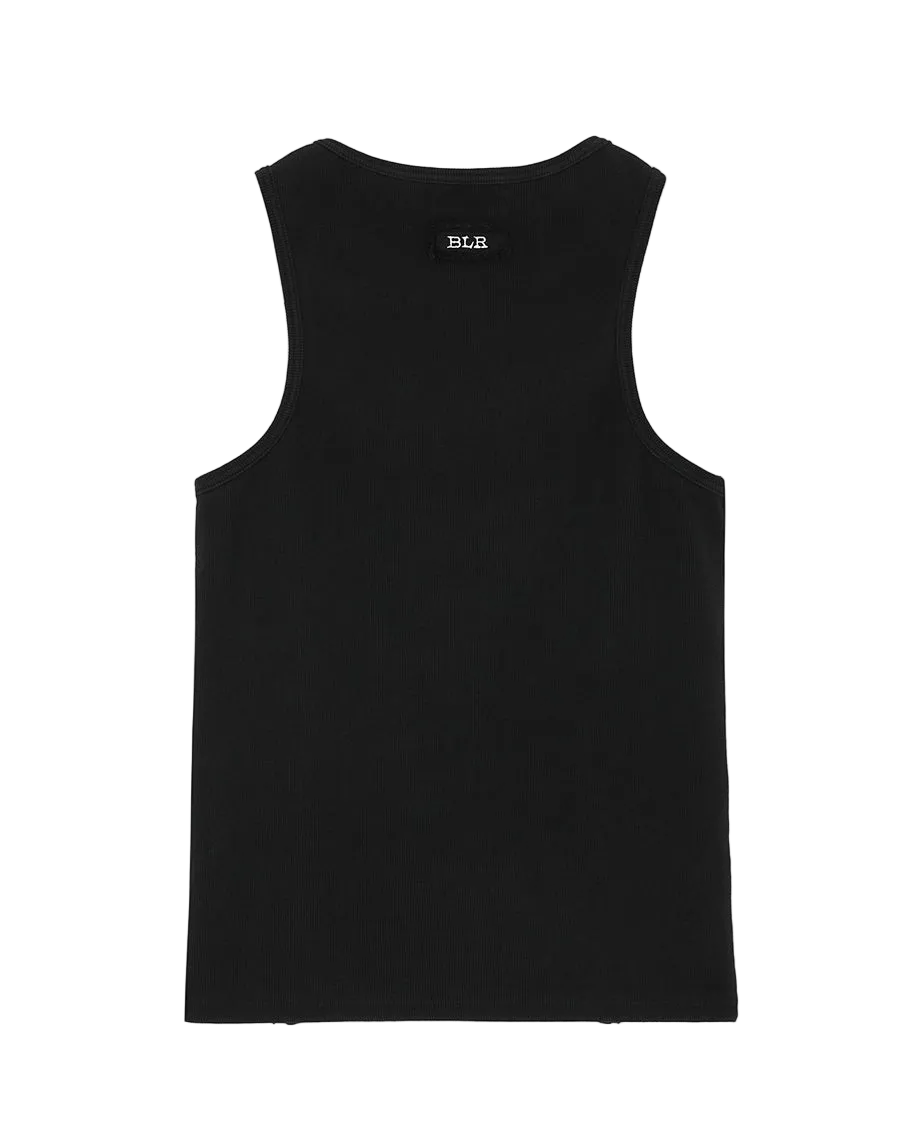 logo rivet sleeveless